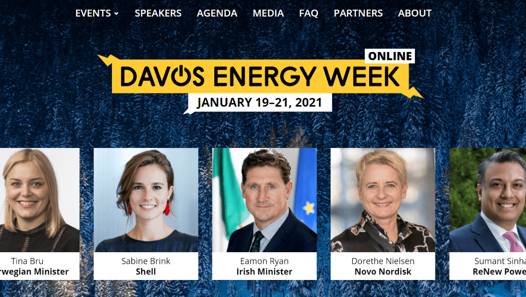 2021 Q1 – DAVOS Energy Week, “Decarbonization Finalist”